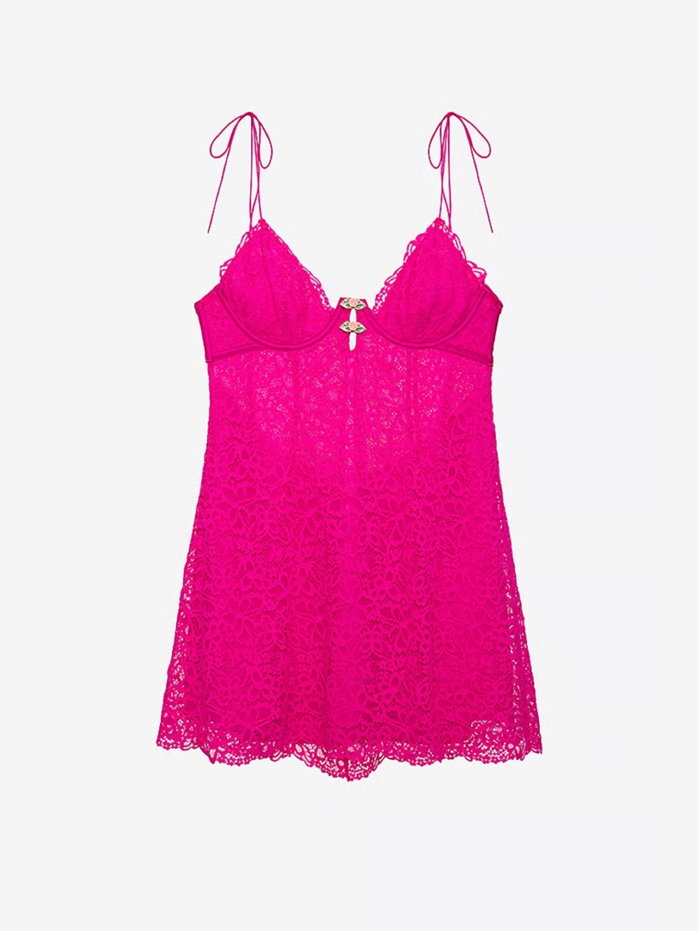 For Love and Lemons Butterfly Lace Slip Dress NWT